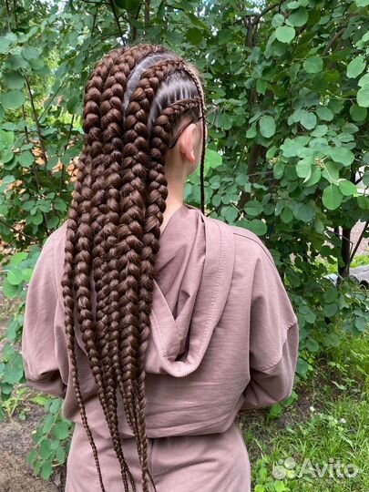 Брейды, боксерские косы, афрокосы, афрохвост