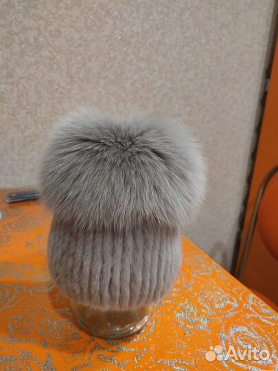 Шапка норковая новая