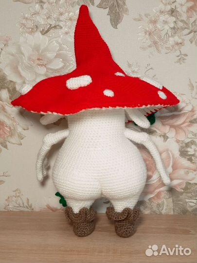 Грибыч игрушка вязаная