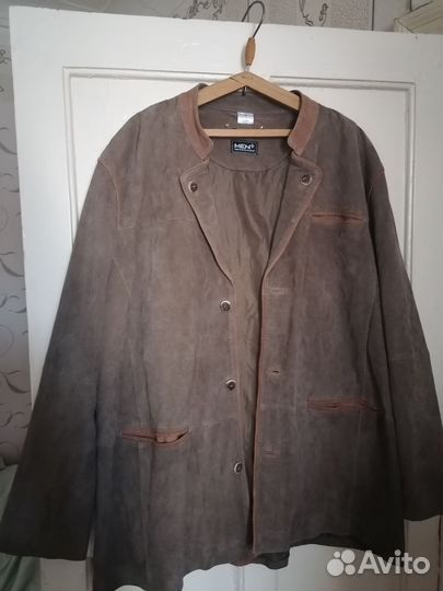 Мужской замшевый пиджак