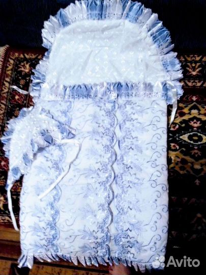 Конверт на выписку для мальчика новый