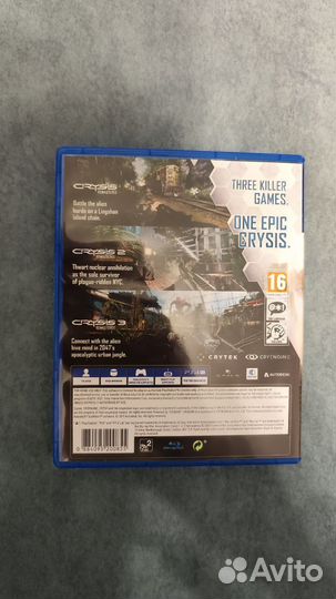 Crysis remastered trilogy ps4 ps5