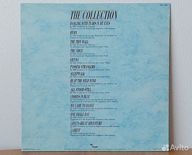 Ultravox – The Collection (винил, LP), 1984