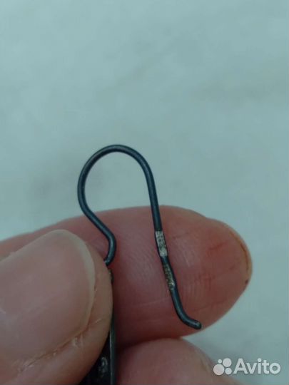 Одна серьга 916 пробы