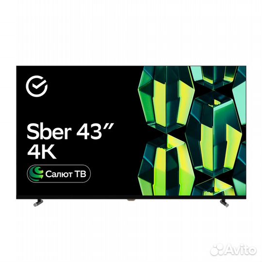 Телевизор Sber SDX-43U4124, 43