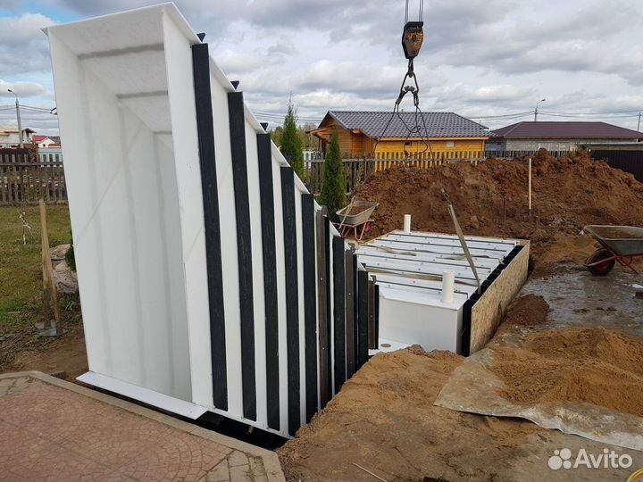 Погреб пластиковый tingard 1900 Б (1900х1900х2100