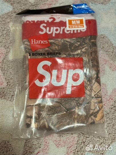 Трусы Supreme Hanes оригинал (1шт)