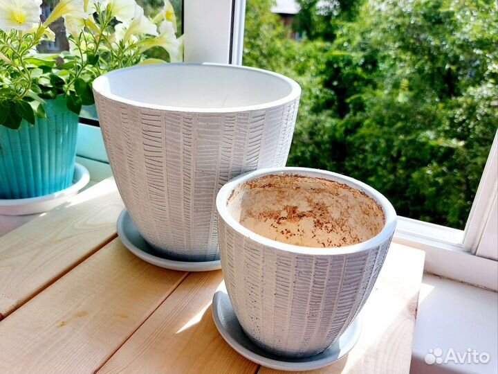 Горшок цветочный керамический