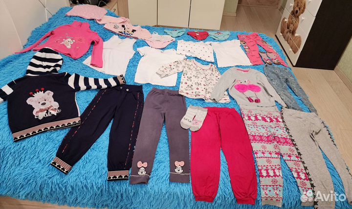 Вещи пакетом на девочку(Размер от 98 до 110)
