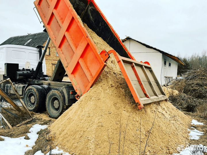 Песок мытый с доставкой