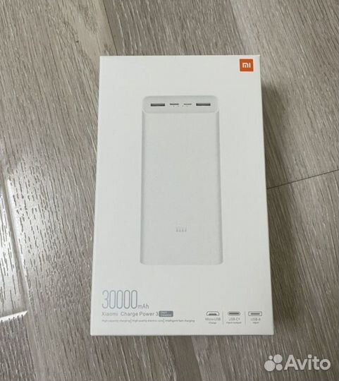 Внешный аккумулятор Power bank Xiaomi 30000