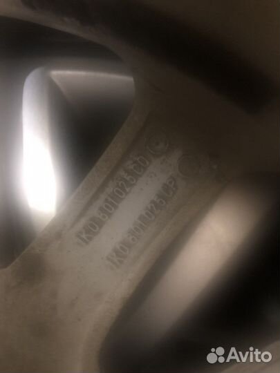 Литые диски vag r16 5x112 зимняя резина