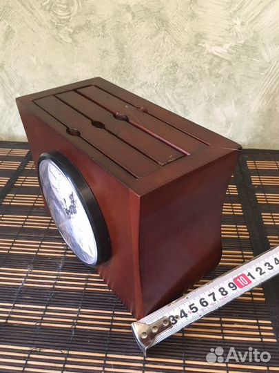 Часы деревянные фотоальбом