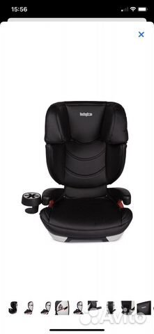 Детское автокресло babyton comfort fix eco black