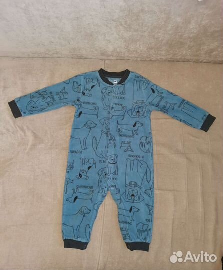 Флисовый комбинезон 80