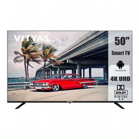 Телевизор 4K SMART TV Витязь 50" новый