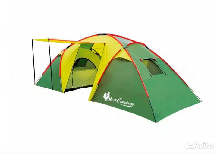 Палатка туристическая 6 местная 2 комнатная