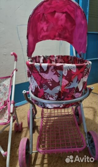 Коляска для кукол лежачая