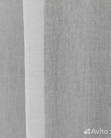 Тюль Флоренция зеленый