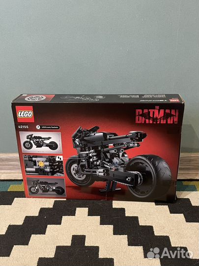 Конструктор lego Technic The Batman Batcycle 42155