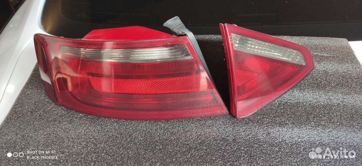 Задние фонари Audi A5 дорест