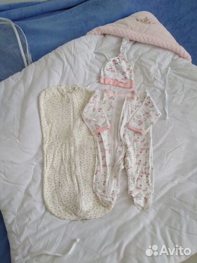 Конверт для новорожденного на выписку