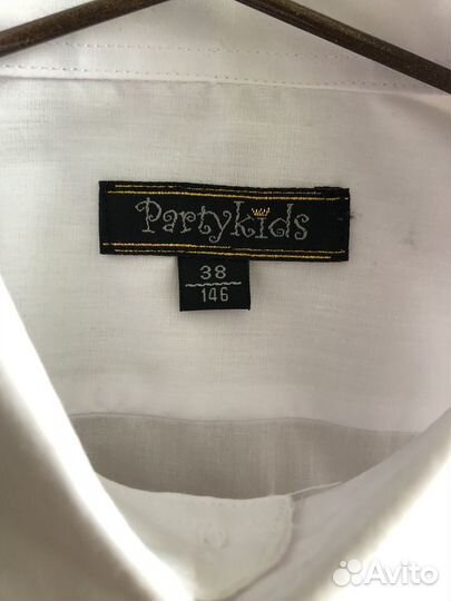 Рубашка белая р. 146 / 38