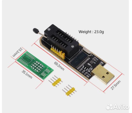 Программатор CH341A Eeprom/bios