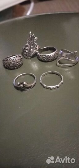 Серебряные кольца
