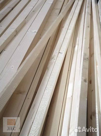 Брусок обрезной сухой хвоя 1 сорт 50х50х6,0
