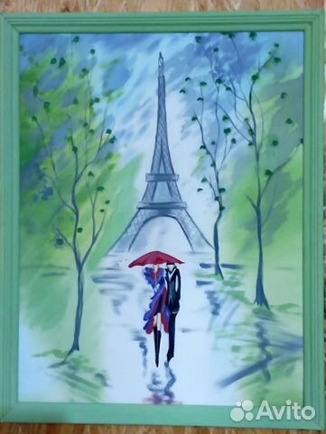 Картина рисунок на шелке