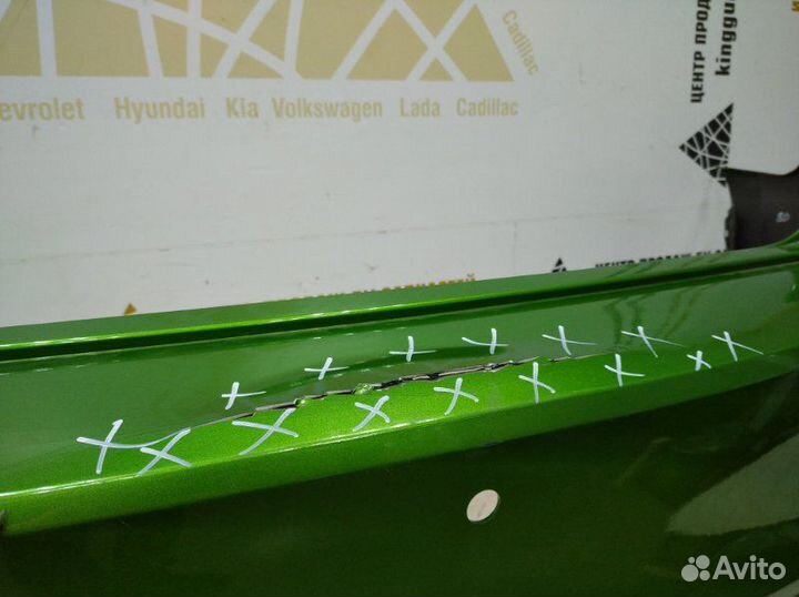 Бампер задний Skoda Rapid 1 NH3 до рестайлинг