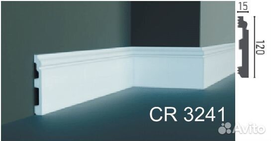 Обналичка для окон и дверей Плинтус лепной декор