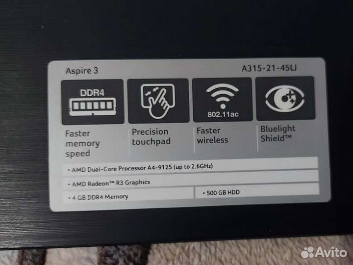 Acer aspire 3 a315-21-45LJ