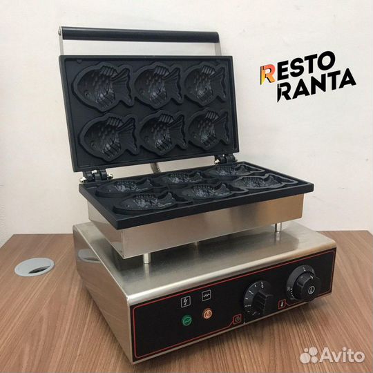 Вафельница рыбки тайяки (новая)
