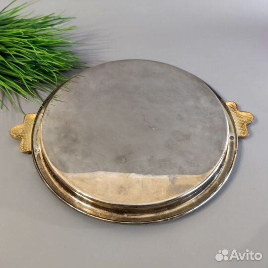 Сервировочный поднос. Серебрение. 1970-е