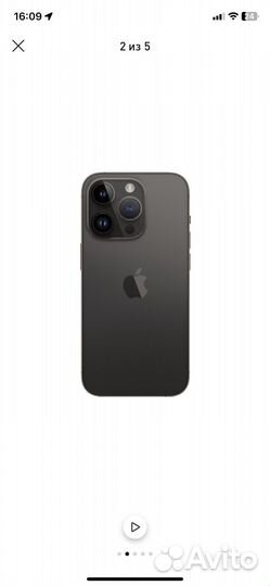 Apple iPhone 14 Pro 128 гб Dual SIM чёрный космос