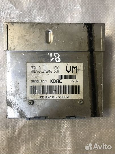 Блок управления двигателем Chevrolet Lanos