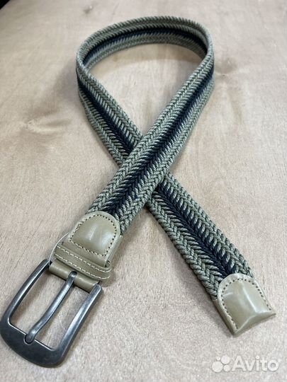 Ремень мужской плетеный
