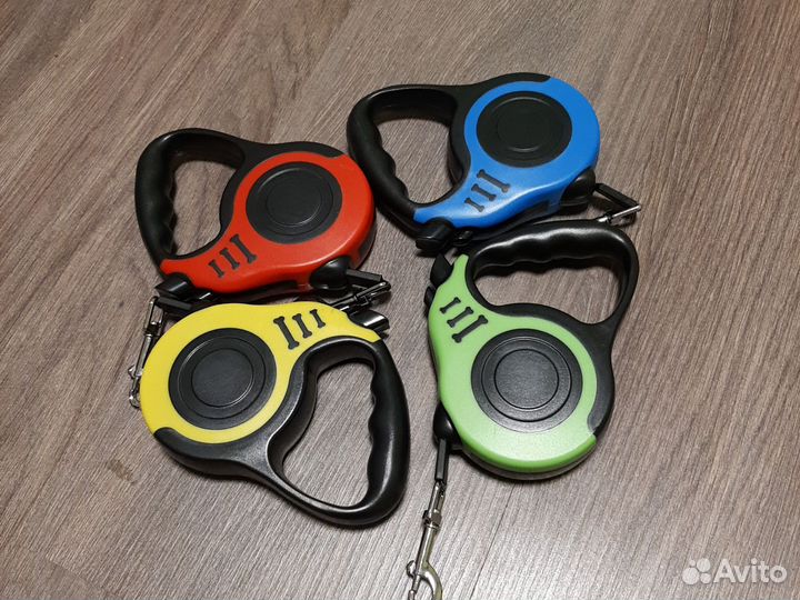 Поводок рулетка для собак и кошек 3м