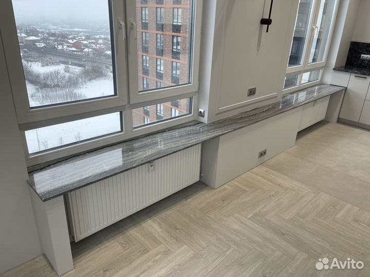 Мраморные подоконники. Установка в подарок