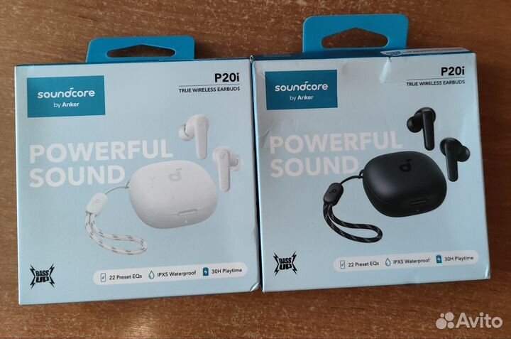 Наушники Anker Soundcore P20i(белые)