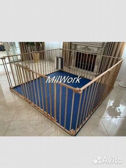 Детский манеж из бука от производителя
