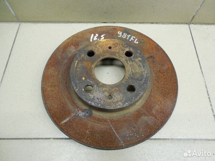 Диск тормозной передний вентилируемый V5 2013