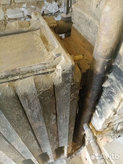 Чугунный твердотопливный котел бу