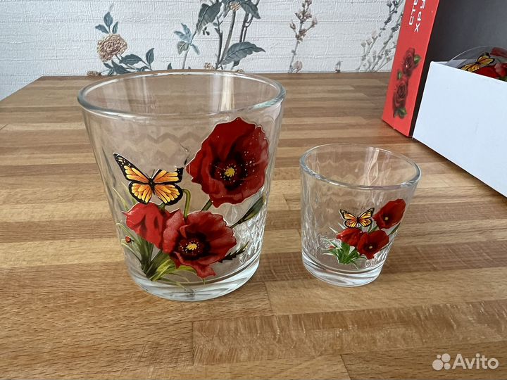 Набор стаканов 12пр низкие