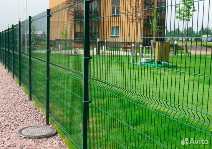 Забор из 3D сетки под ключ качественно