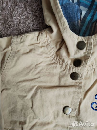 Парка на тёплую весну мальчик девочка 86-92