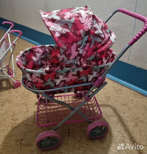 Коляска для кукол лежачая