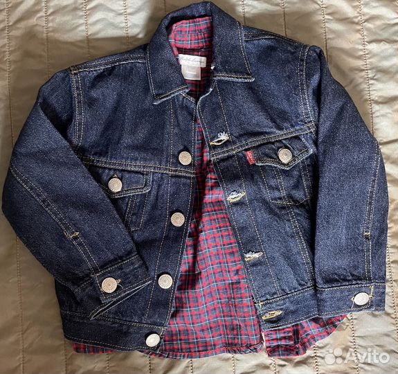 Джинсовая куртка levis 2,5, 3г